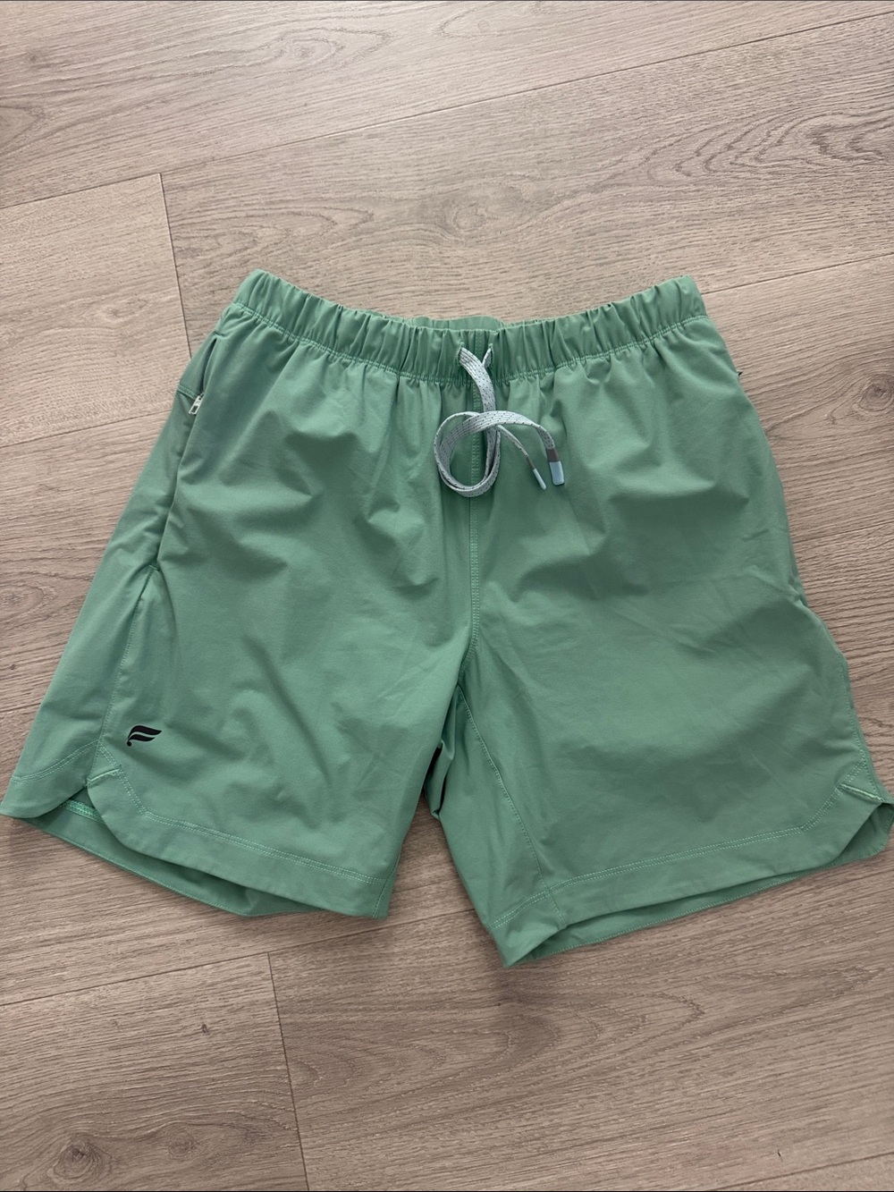 Fabletics Men's Tho One  Sage Green Hybrid Shorts
